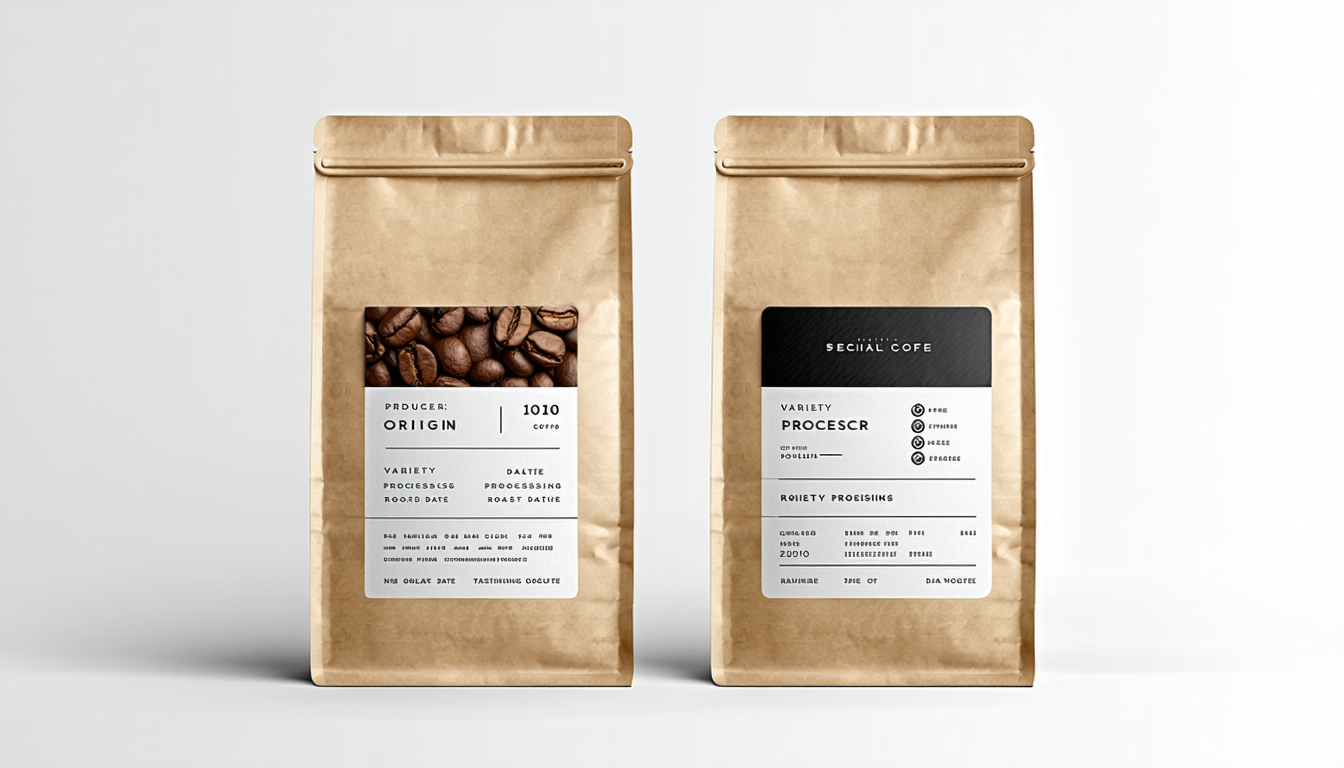 découvrez comment lire une étiquette de café de spécialité pour mieux comprendre ses origines, ses notes aromatiques et ses caractéristiques uniques.