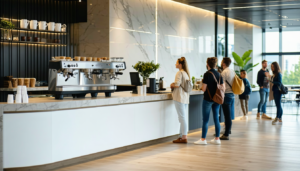 découvrez notre sélection des meilleures machines à café à grain idéales pour les open spaces, alliant qualité, rapidité et design pour une pause café parfaite au bureau.