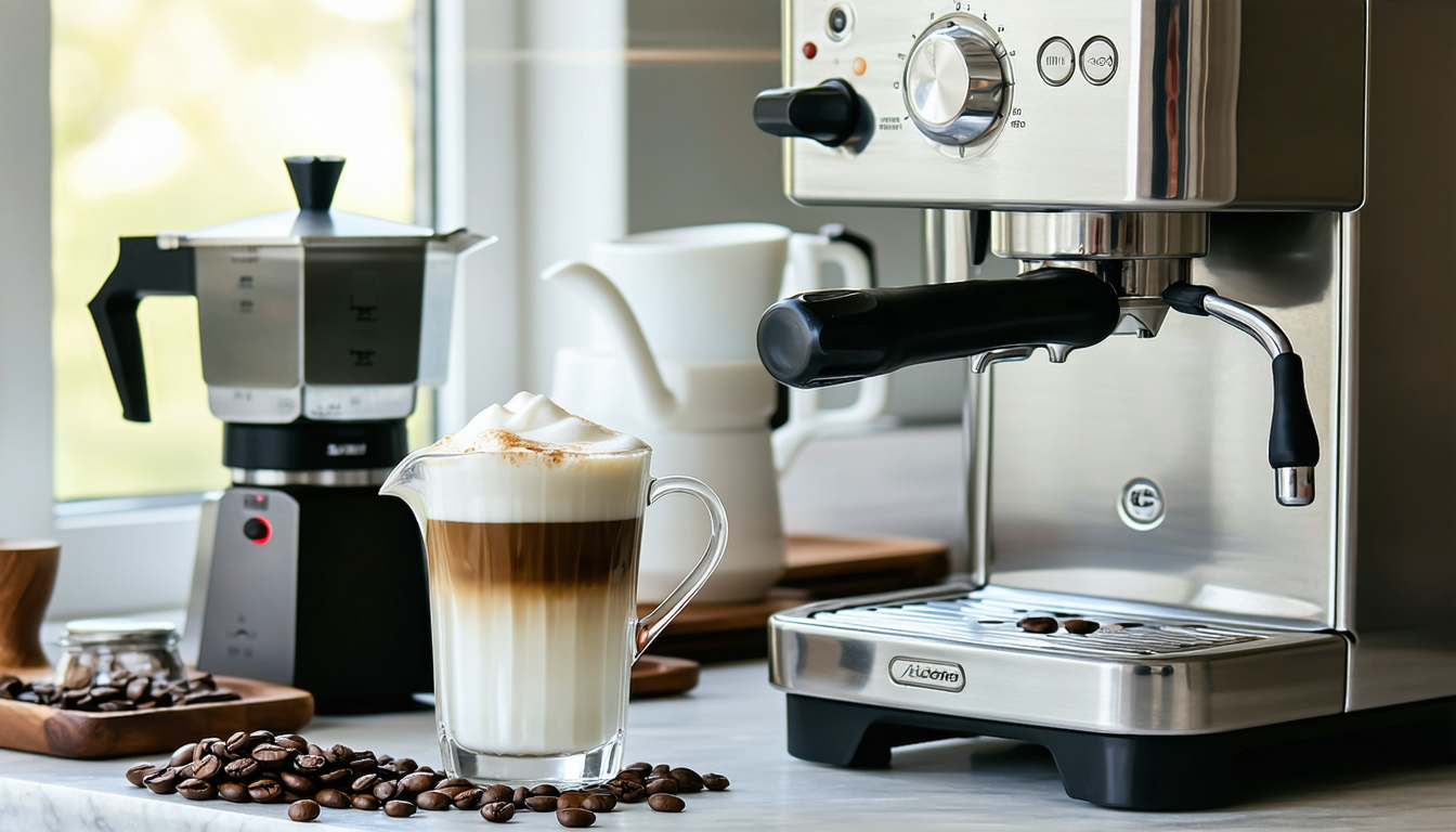 découvrez quelles machines à café à grain avec mousseur à lait offrent la meilleure texture pour un café onctueux et savoureux à la maison.