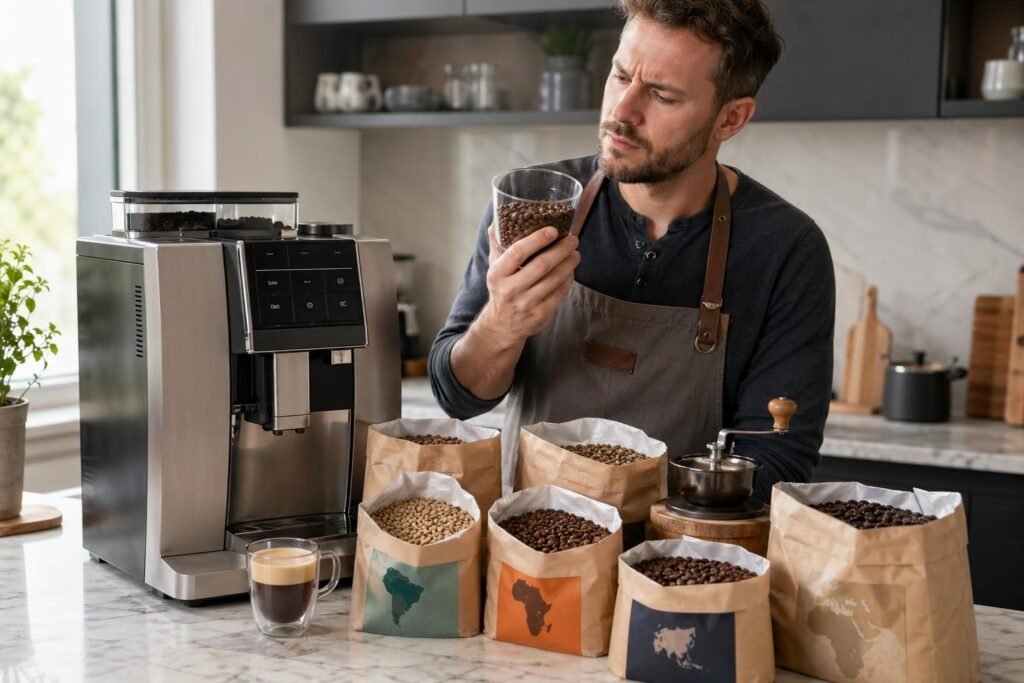 découvrez si tous les cafés en grain conviennent aux machines automatiques et comment choisir le meilleur grain pour une tasse parfaite.