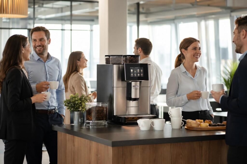 découvrez les avantages d'installer une machine à café à grain dans votre entreprise pour offrir un café de qualité, améliorer le bien-être des employés et favoriser un environnement de travail convivial.