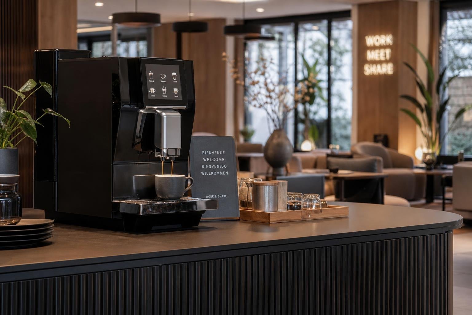 découvrez quelle machine à café choisir pour un espace de coworking ou un hôtel boutique afin d'offrir une expérience café unique et adaptée à vos clients.