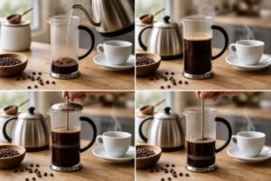 découvrez comment utiliser votre cafetière à piston grâce à notre guide d'utilisation pas à pas, pour préparer un café savoureux et aromatique facilement.