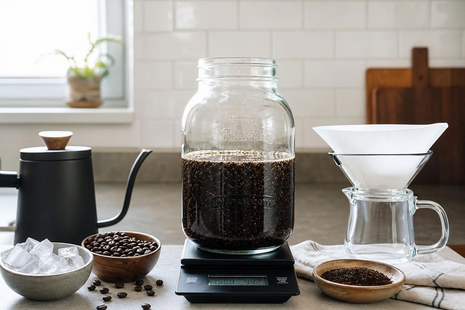 découvrez comment préparer un cold brew maison parfait avec notre recette simple, les ratios idéaux et le temps d'infusion recommandé pour un café doux et rafraîchissant.