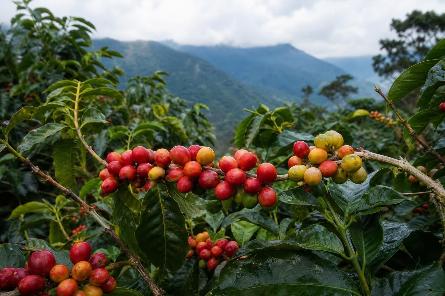 découvrez sur quoi pousse le café avec notre guide complet sur le caféier, l'arbre à café, ses caractéristiques et son environnement de culture.