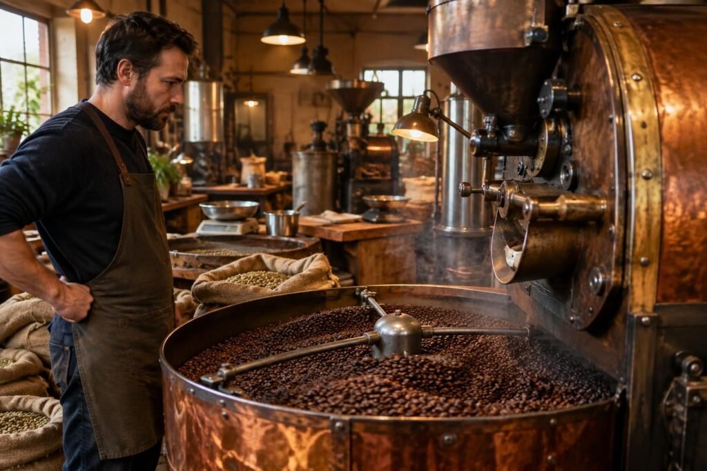découvrez les coulisses d’une brûlerie artisanale : sélection des grains, torréfaction et savoir-faire au service d’un café de qualité.